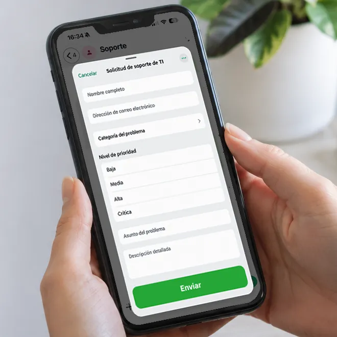 Witask: formulario conversacional abierto desde WhatsApp